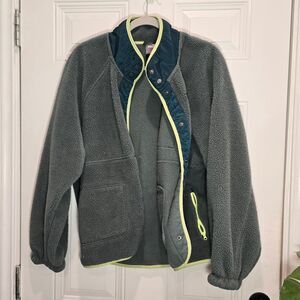 Puma Green Jacket with Lime Accents